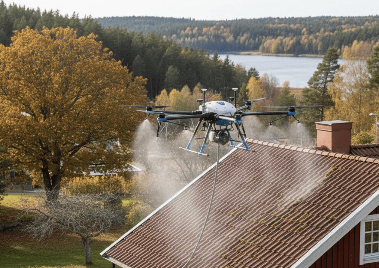 Fördelar och nackdelar med drönare taktvätt