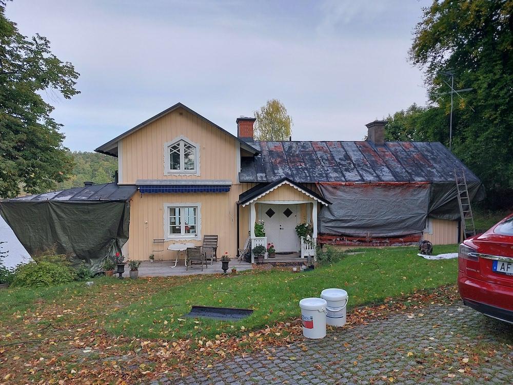 Plåttak innan målning